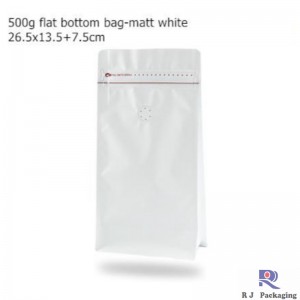 สี่เหลี่ยมปิดผนึกถุงแบนกับซิปกระเป๋าเหมาะสำหรับอาหารสัตว์เลี้ยงหรืออาหารอื่นๆ