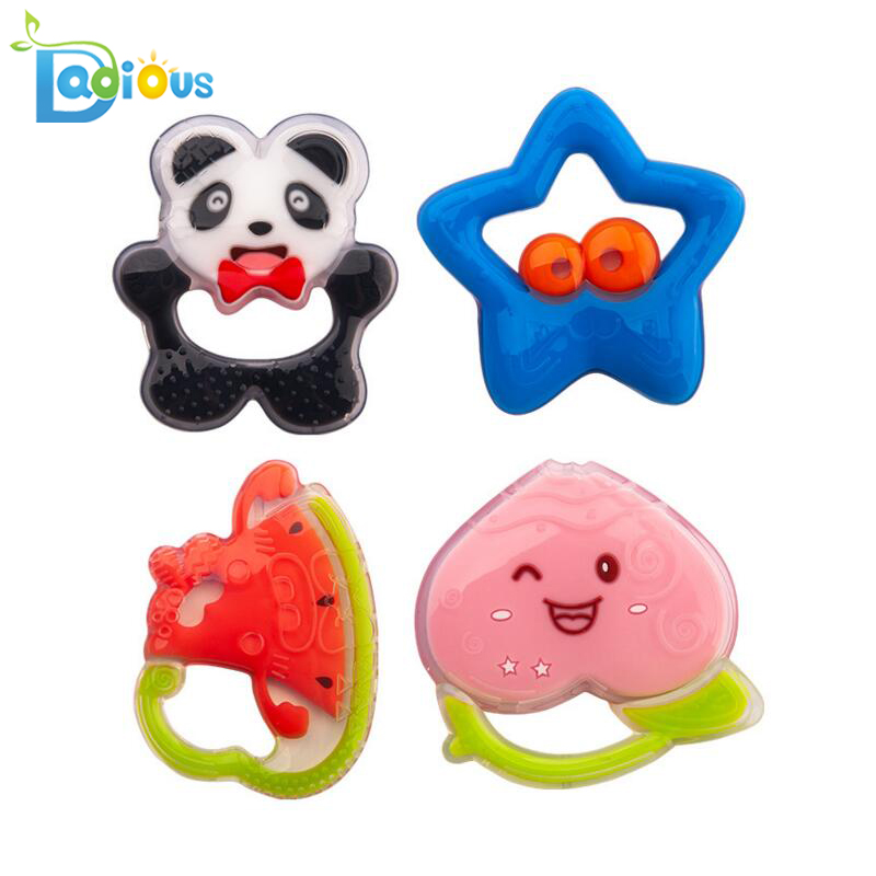ของเล่นฟันน้ำนมสำหรับเด็กองค์การอาหารและยาได้รับการอนุมัติยางกัดซิลิโคนอ่อนนุ่มสำหรับทารก
