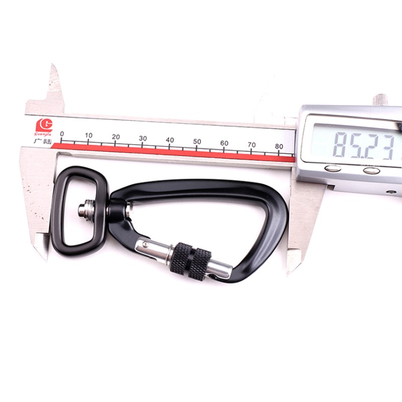 ตะขอกลางแจ้งปีนเขาตั้งแคมป์หลักล็อค carabiner หัวเข็มขัดภูเขามัลติฟังก์ชั่หัวเข็มขัดภูเขากลางแจ้งด่วนจับด่วนตกอย่างรวดเร็วอุปกรณ์ความปลอดภัยล็อคด้วยตะขอสัตว์สุนัขคลิปการบินอลูมิเนียม