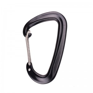 ตะขอกลางแจ้งปีนหน้าผาตั้งแคมป์หลักล็อค carabiner สลักกลางแจ้งด่วนด่วนตกอย่างรวดเร็วอุปกรณ์ความปลอดภัยล็อคละเอียดหลุม D ประเภท ...