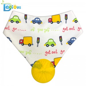 ผ้าฝ้าย 100% Bibs ทารกสำหรับเด็กผู้หญิงการงอกของฟันยางกัดผ้าพันคอเอี๊ยมการงอกของฟันผ้ากันเปื้อนผ้าพันคอสำหรับเด็ก