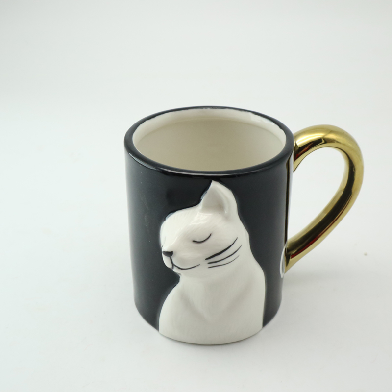กำหนดเอง 3D Mug เซรามิคแก้วกาแฟปลาวาฬสำหรับดื่มสัตว์ถ้วยของขวัญวันหยุด