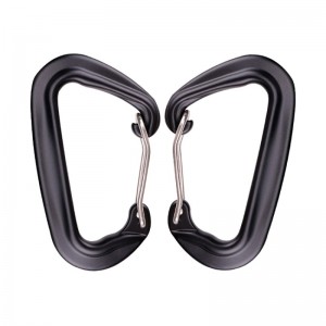 ตะขอกลางแจ้งปีนหน้าผาตั้งแคมป์หลักล็อค c arabiner มัลติฟังก์ชั่ carabiner carabiner กลางแจ้งด่วนจับตกอย่างรวดเร็วอุปกรณ์ความปลอดภัยล็อค...