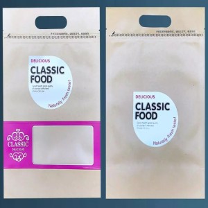 ที่มีคุณภาพสูงพิมพ์ปรับแต่งการพิมพ์ถุงซิปสำหรับบรรจุภัณฑ์อาหารที่มีการจัดการ