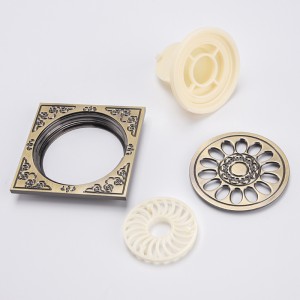 ท่อระบายน้ำฝักบัวอาบน้ำสำหรับตกแต่งพื้น pvc pvc