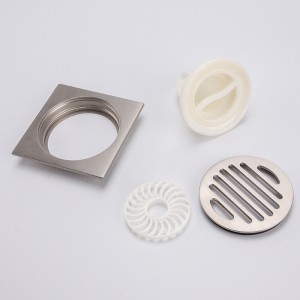 ทองเหลืองนิกเกิลห้องน้ำห้องอาบน้ำฝักบัวชั้นตะแกรงดักท่อระบายน้ำราคา