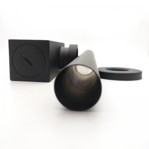 สแควร์ทองเหลืองสีดำด้านกาลักน้ำอ่าง