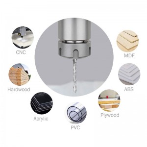 1/8 \"ก้าน Dia. คาร์ไบด์จมูกแบน End Bits 2 มิลลิเมตรตัด Dia CNC R Outer Bits บิตขลุ่ยเกลียวเครื่องมือตัด 10 ชิ้น, 15 มิลลิเมตรตัดขอบความยาว...