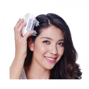 ไฟฟ้าสั่นสะเทือนนวดหนังศีรษะแบบพกพามือถือที่มีเนื้อเยื่อลึกนวดความเครียดที่วางจำหน่ายนวดร่างกายเต็มรูปแบบสำหรับกล้ามเน...