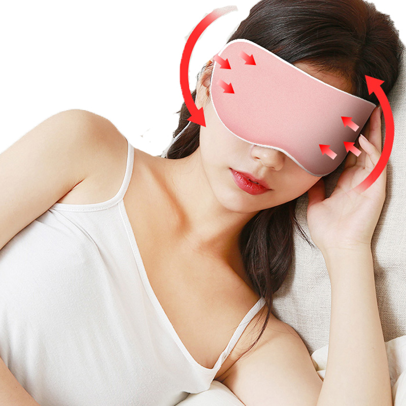 USB Eye Eye Mask อุ่นตาร้อน Sleep Mask พร้อมการควบคุมเวลาและอุณหภูมิเพื่อบรรเทาอาการตาบวมรอบที่มืดตาแห้งและตาที่เหนื่อยล้า