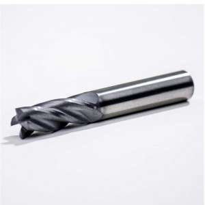 3/4 \"4 ขลุ่ยสแควร์ End Endmill คาร์ไบด์ที่เป็นของแข็ง, เส้นผ่าศูนย์กลางตัด 3/4\", ความยาวตัด 1-1 / 2 \", ความยาวทั้งหมดกว่า 4\...
