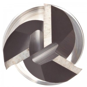 ดอกกัดปลายคาร์ไบด์สแควร์, นิ้ว, เสร็จสิ้น, ไม่เคลือบผิว (สดใส), การตัดหยาบและการตกแต่ง, เกลียว 30 องศา, 3 ขลุ่ย, 3 \"ความยาวโดยรวม, 0....