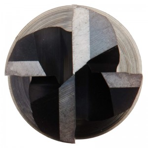 ดอกกัดโซลิดคาร์ไบด์, เคลือบ AlTiN, 4 ขลุ่ย, 1/4 \"เส้นผ่าศูนย์กลาง, 3/4\" ความยาวของการตัด, 2-1 / 2 \"ความยาวโดยรวม...