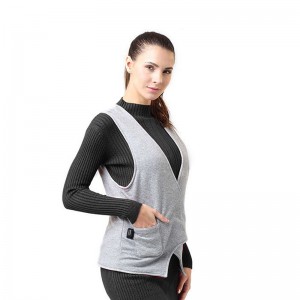 เสื้อกั๊กความร้อนขนาดที่สามารถปรับได้แบตเตอรี่เสื้อกั๊กไฟฟ้าที่อบอุ่นสำหรับการเดินป่าตั้งแคมป์กลางแจ้ง