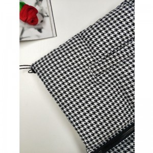 แจ็คเก็ตดึงชายแจ็คเก็ตสีขาว \u0026 ดำ RLMPC0021N