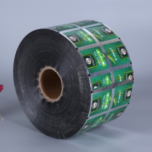 อาหารม้วนฟิล์มบรรจุภัณฑ์พลาสติกอลูมิเนียมฟอยล์สำหรับนมชากาแฟซอง