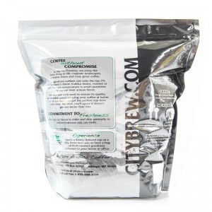 ถุงบรรจุภัณฑ์อาหารจีนซิปล็อคตราสีถุงชาหรือกาแฟซิปบรรจุภัณฑ์ความร้อน