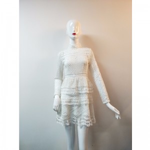 ชุดเดรสสีขาวสำหรับสุภาพสตรี JLWD0040