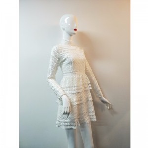 ชุดเดรสสีขาวสำหรับสุภาพสตรี JLWD0040