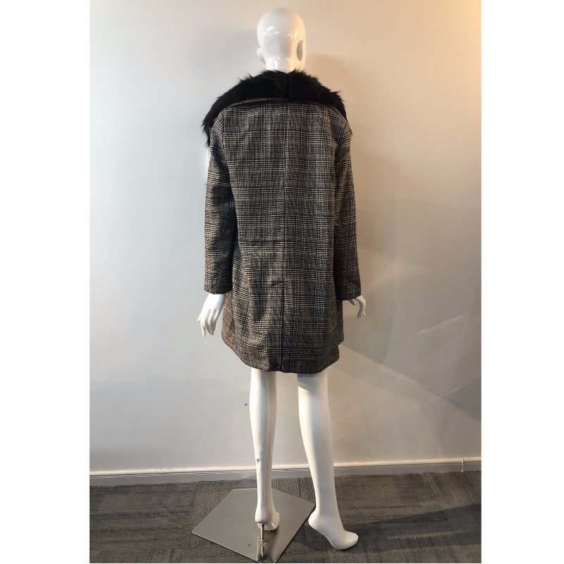 PLAID WOOL COAT ของสุภาพสตรี RLWW0001