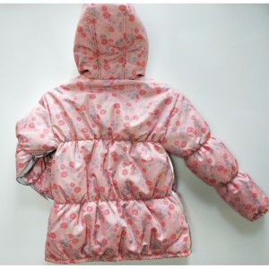 PINK FLOWER-PRINT PUFFER COAT RLCPC0008N ของเด็ก ๆ