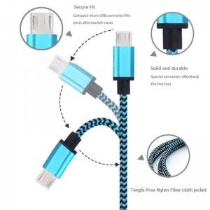 สายเคเบิลข้อมูลไนล่อนถัก