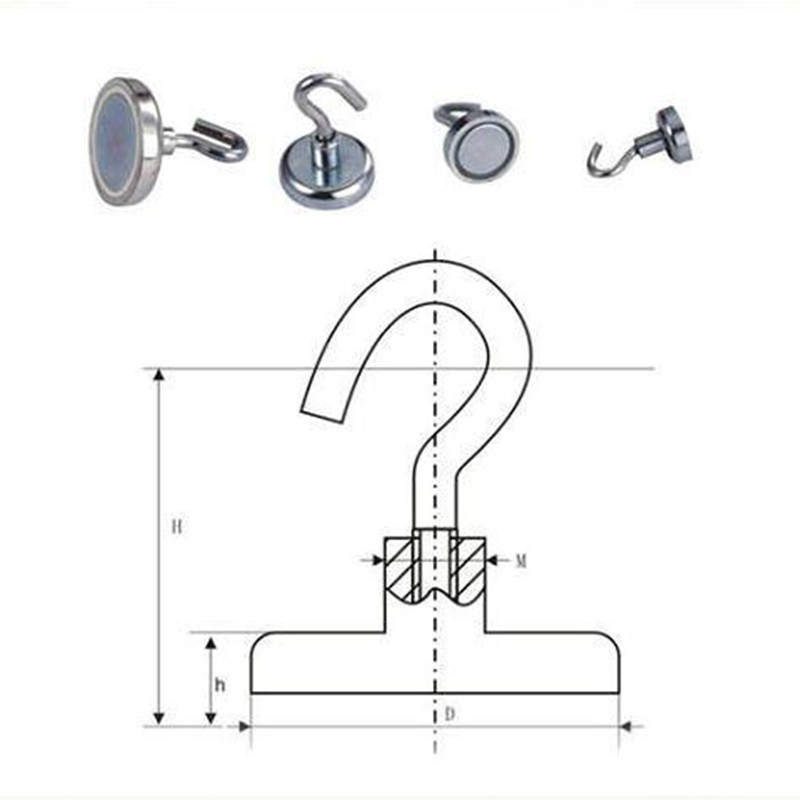 Ganchos de ímã redondo forte de fabricante de China