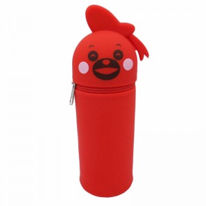 ใหม่แฟชั่นซิลิโคนกรณีดินสอเครื่องเขียน