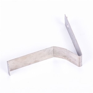 ปั๊มชิ้นส่วนสปริงคลิปโลหะแบนสแตนเลส