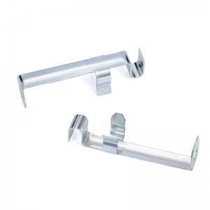 ปั๊มชิ้นส่วนสปริงคลิปโลหะแบนสแตนเลส