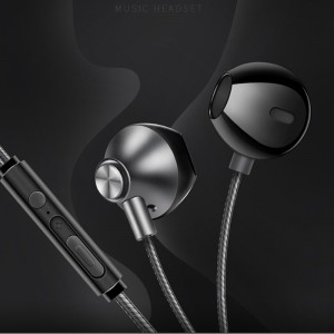 สวมใส่สบายแบบไดนามิกหูฟังไฮไฟสเตอริโอแบบมีสายหูฟัง