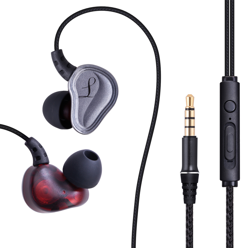 ใหม่ Earhook Sport Dual Dynamic Driver หูฟังแบบมีสาย