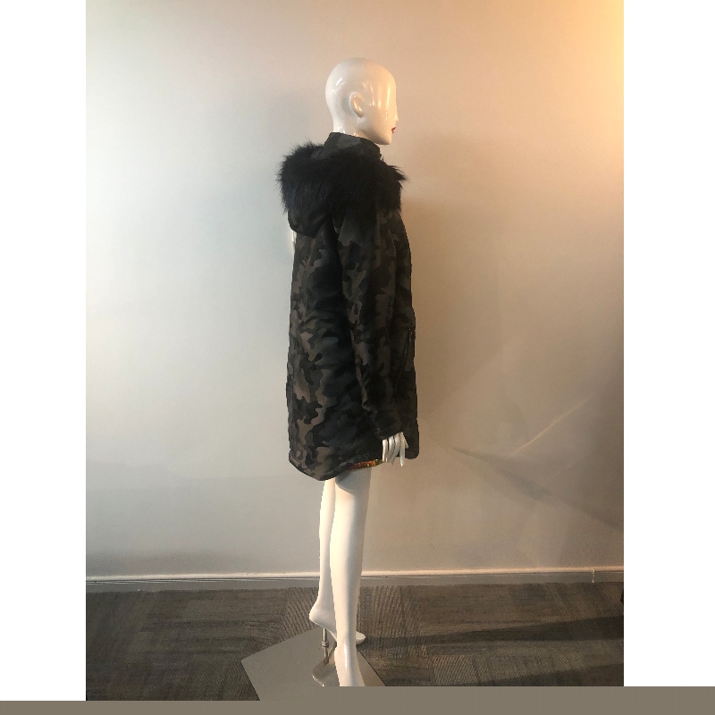 เสื้อโค้ท HOODED สำหรับสุภาพสตรีของ RLWPC0040