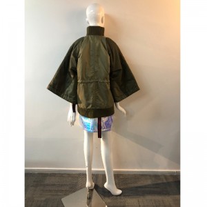 BAT BATSLEEVE COAT ของสุภาพสตรีใน KHAKI RLWPC0043