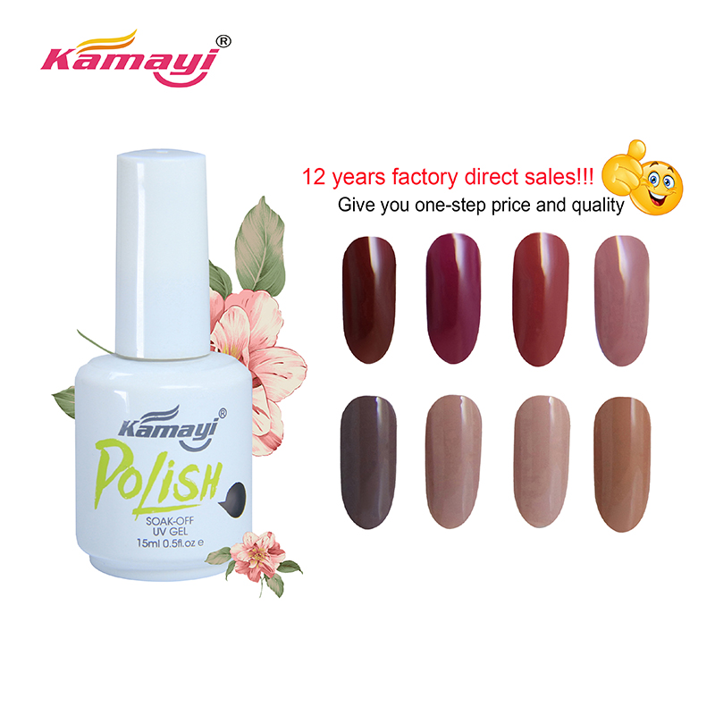 Kamayi เล็บมืออาชีพราคาถูกแช่ปิดสียูวีเจลยาทาเล็บ