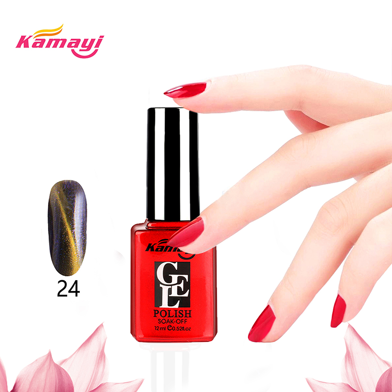 ตาแมว Kamayi Chameleon ขายสีทาเล็บยูวีเจล 96 สีระดับมืออาชีพ 12ml