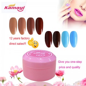 Kamayi ขายส่ง OEM โลโก้แบรนด์ของตัวเอง 48 สีสียาทาเล็บเล็บกึ่งถาวรยูวีเจลร้านทำเล็บ