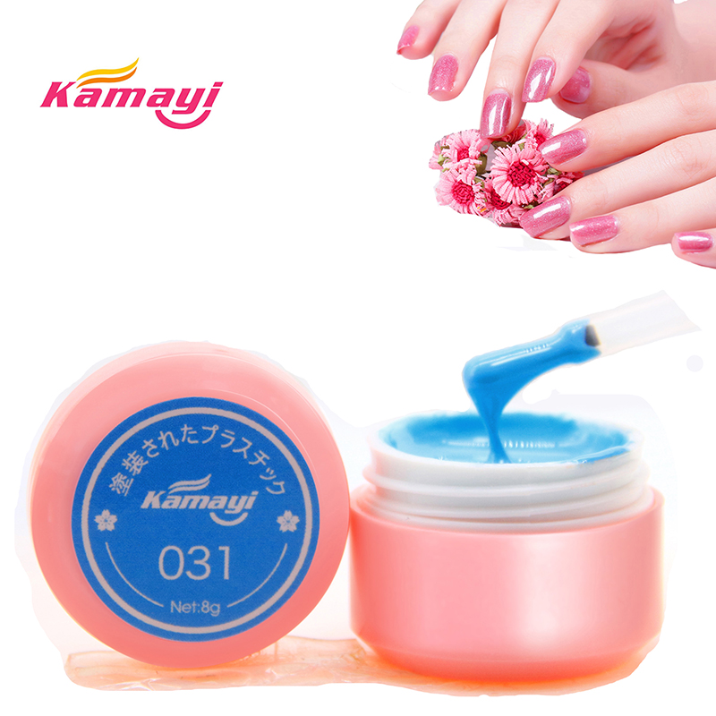 Kamayi ขายส่ง OEM โลโก้แบรนด์ของตัวเอง 48 สีสียาทาเล็บเล็บกึ่งถาวรยูวีเจลร้านทำเล็บ