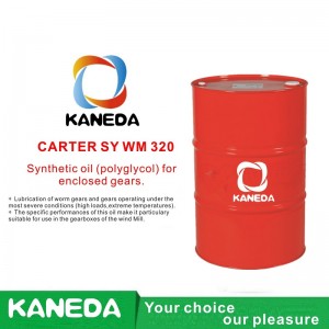 KANEDA CARTER SY WM 320 น้ำมันเครื่องสังเคราะห์ (โพลีไกลคอล) สำหรับเกียร์แบบปิด