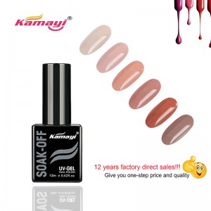 Kamayi LED เจลยาทาเล็บสำหรับเพ้นท์เล็บราคาดีที่สุด color uv gel Polish Mineral Color Gel UV