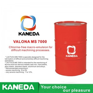 KANEDA LACTUCA MS 7000 อิมัลชั่นมาโครปราศจากคลอรีนสำหรับกระบวนการตัดเฉือนที่ยาก
