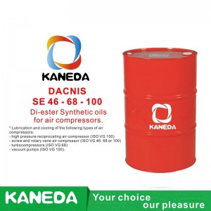 KANEDA DACNIS SE 46 - 68 - 100 น้ำมันเครื่องสังเคราะห์ Di-ester สำหรับเครื่องอัดอากาศ