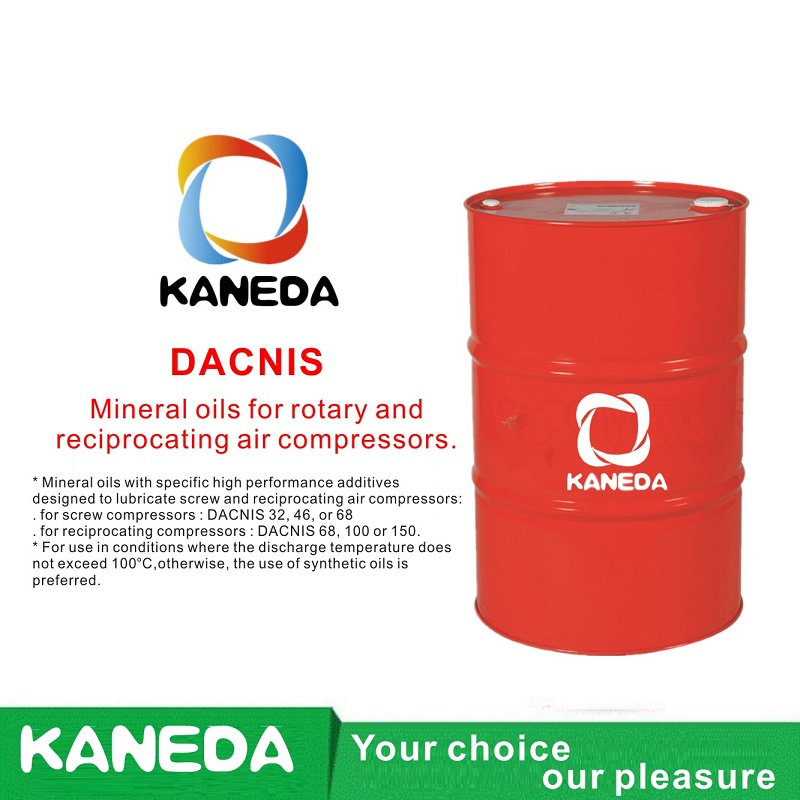 KANEDA DACNIS น้ำมันแร่สำหรับเครื่องอัดอากาศแบบโรตารี่และแบบลูกสูบ