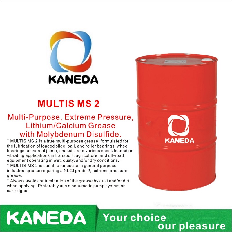 KANEDA MULTIS MS 2 อเนกประสงค์แรงดันสูงจาระบีลิเธียม / แคลเซียมพร้อมซัลไฟด์โมลิบดีนัม