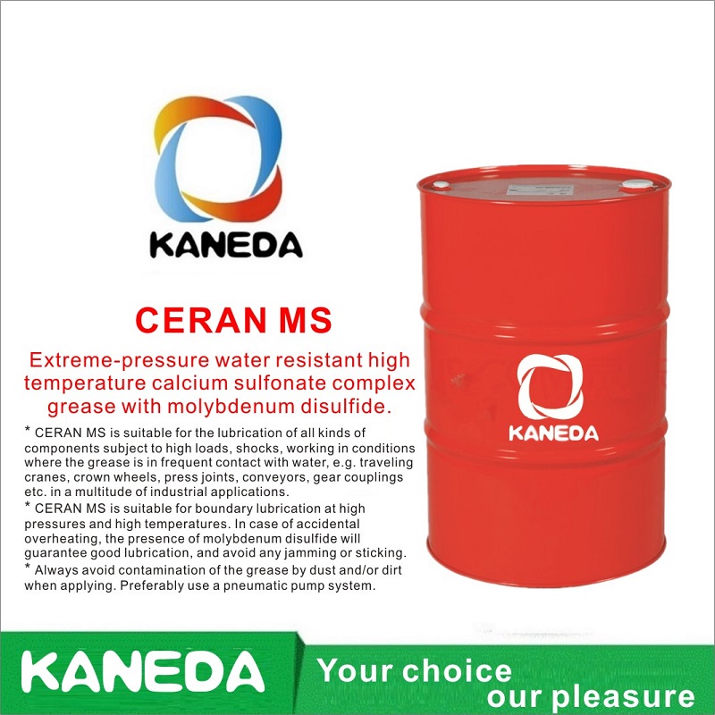 KANEDA CERAN MS จาระบีแคลเซียมซัลโฟเนตอุณหภูมิสูงทนแรงดันสูงกันน้ำจาระบีโมลิบดีนัมซัลไฟด์