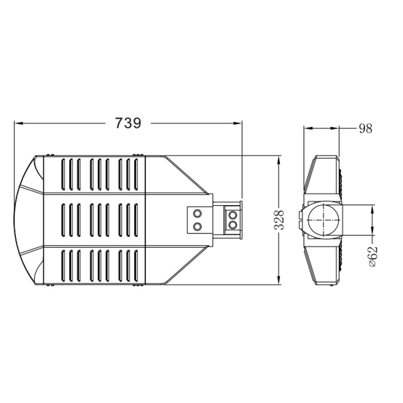 ไฟถนน LED คลาสสิก 250W