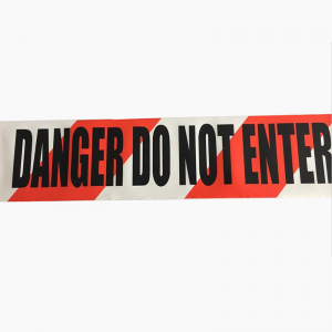 ราคาโรงงานขายส่งฟรีตัวอย่าง PE เตือนความปลอดภัยสีเหลืองศุลกากรแยกเข็มขัด