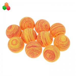 ผลิตภัณฑ์ใหม่ที่มีคุณภาพสูงลูกโฟม eva ขนาดที่กำหนดเองพิมพ์ลูกโฟม eva นุ่มสำหรับกอล์ฟ \/ นวด \/ สนามเด็กเล่น