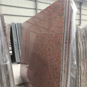 แผ่นหินแกรนิตเมเปิ้ลสีแดง G562