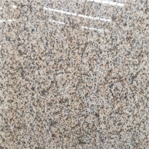 G682 แผ่นหินแกรนิตสีเหลืองสนิมสนิม